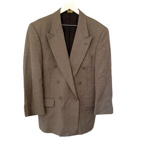 Vintage BACHRACH Wool Men’s Size 40R Houndstooth Sport Coat Blazer